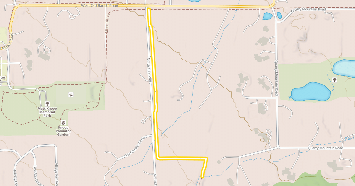 Map preview of McLeod Creek Trail