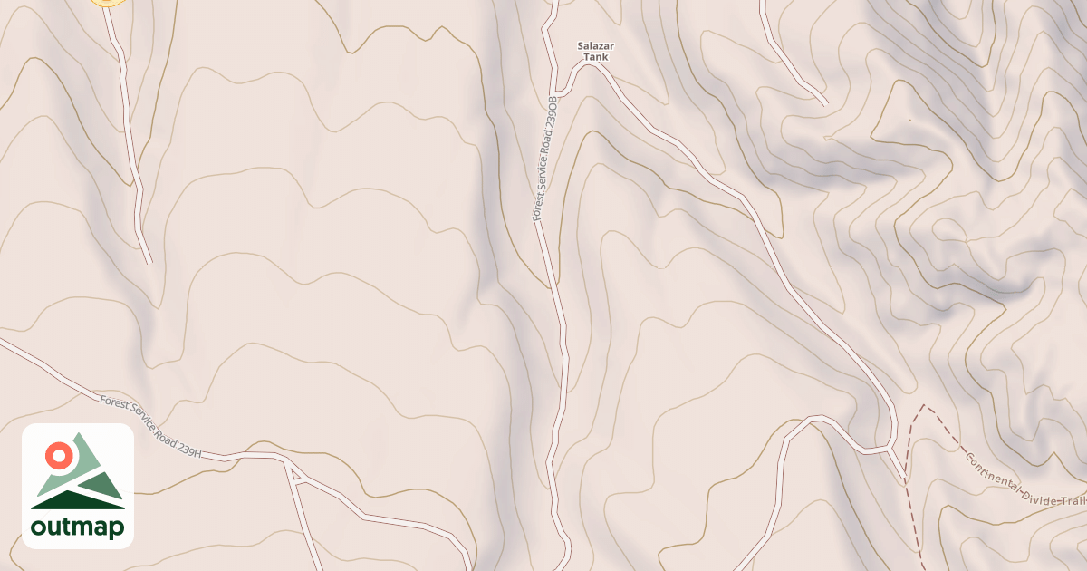 Map of USFS Motor Vehicle Use Map Roads {8FCFF386-5767-4677-9CC8-03DA052AB045}