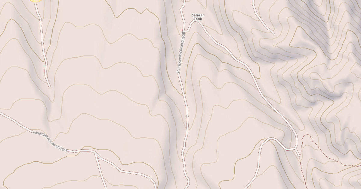 Map preview of USFS Motor Vehicle Use Map Roads {8FCFF386-5767-4677-9CC8-03DA052AB045}