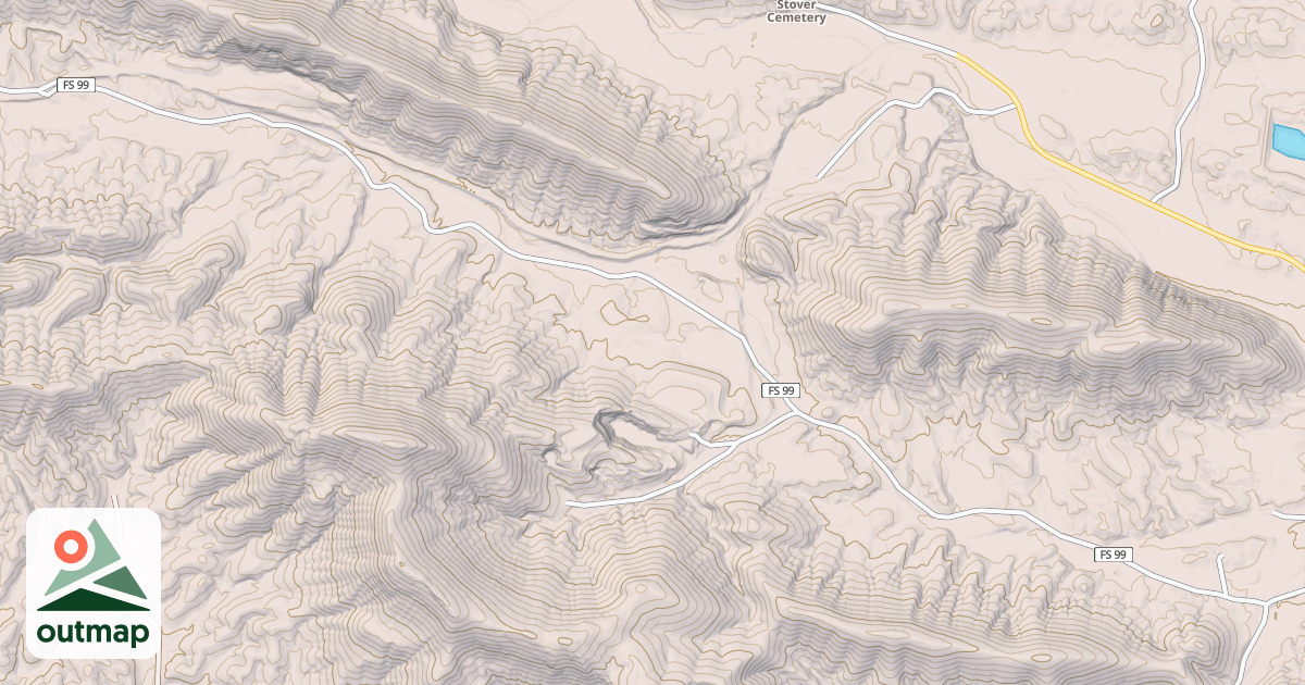 Map of BACK VALLEY