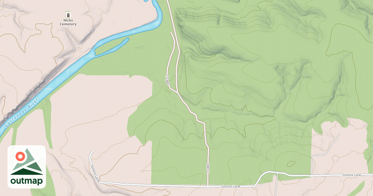 Map of MCDANIEL