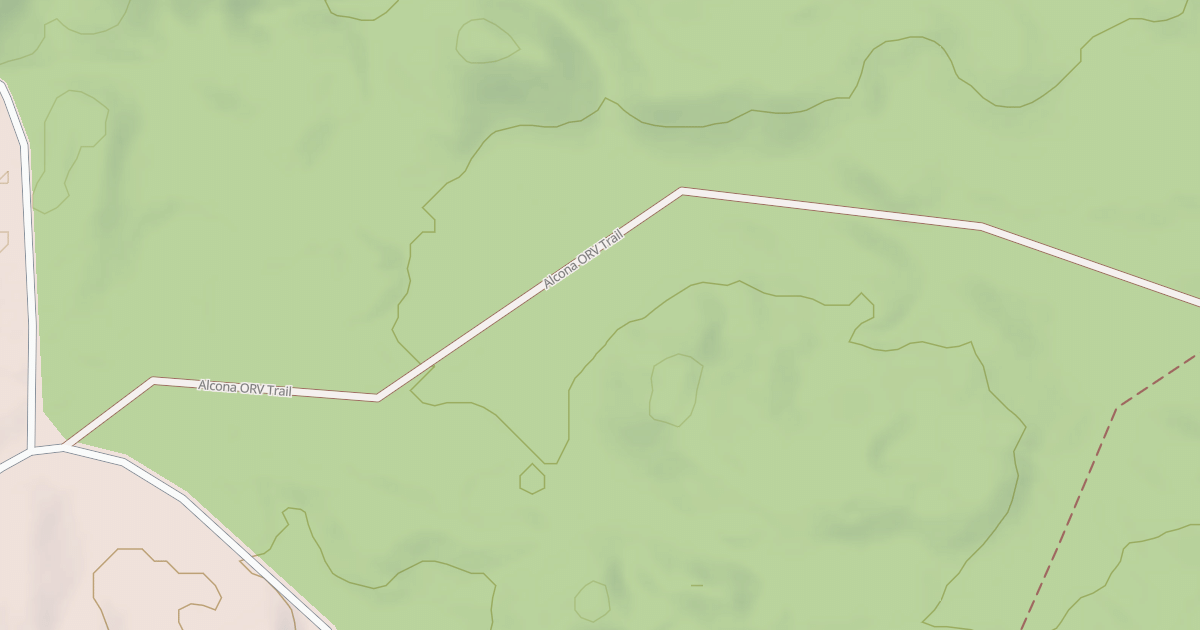 Map preview of ALCONA ATV TRAIL