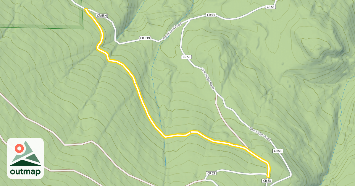 Map of Blue Ridge Loop