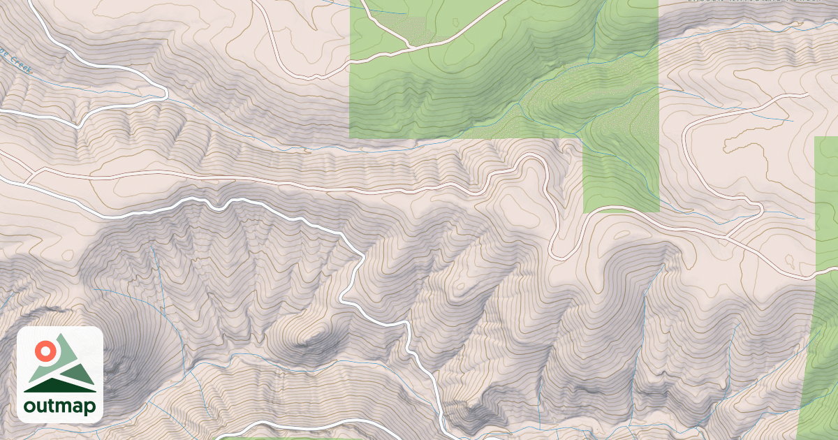 Map of MIDDLE RIDGE