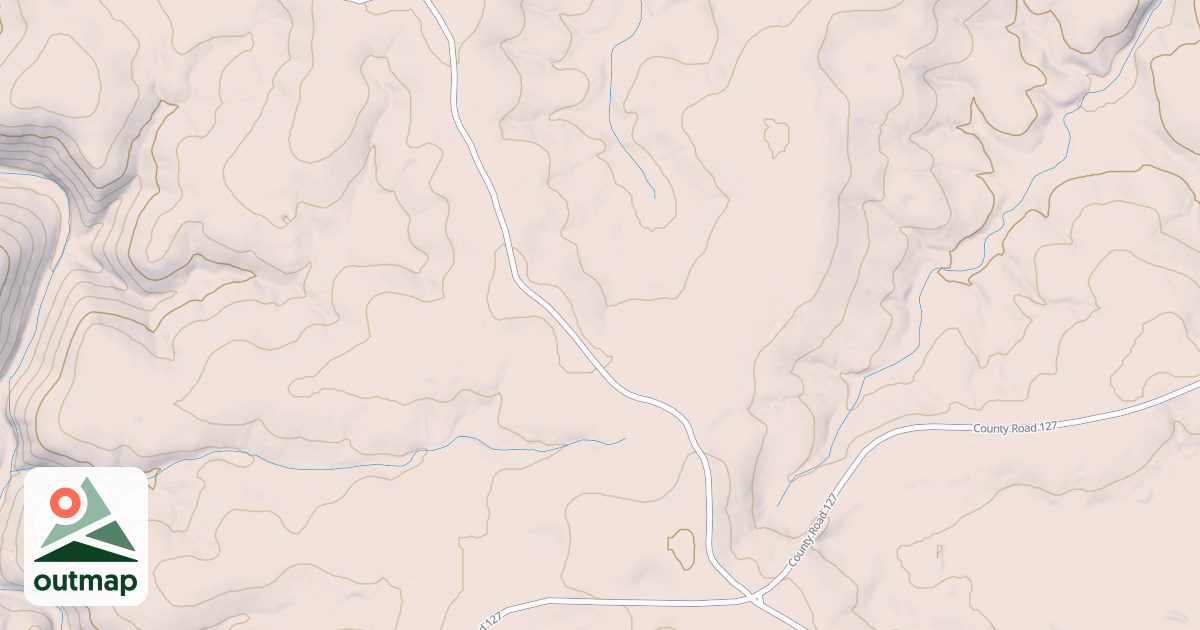 Map of COLD ROCK HOLLOW