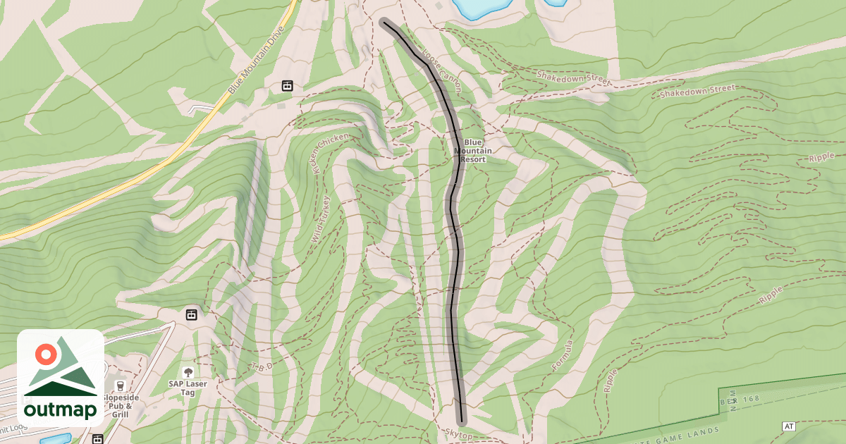 Map of Razor's Edge