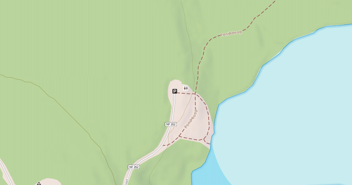 Map preview of GROUT POND LOWER PARKING