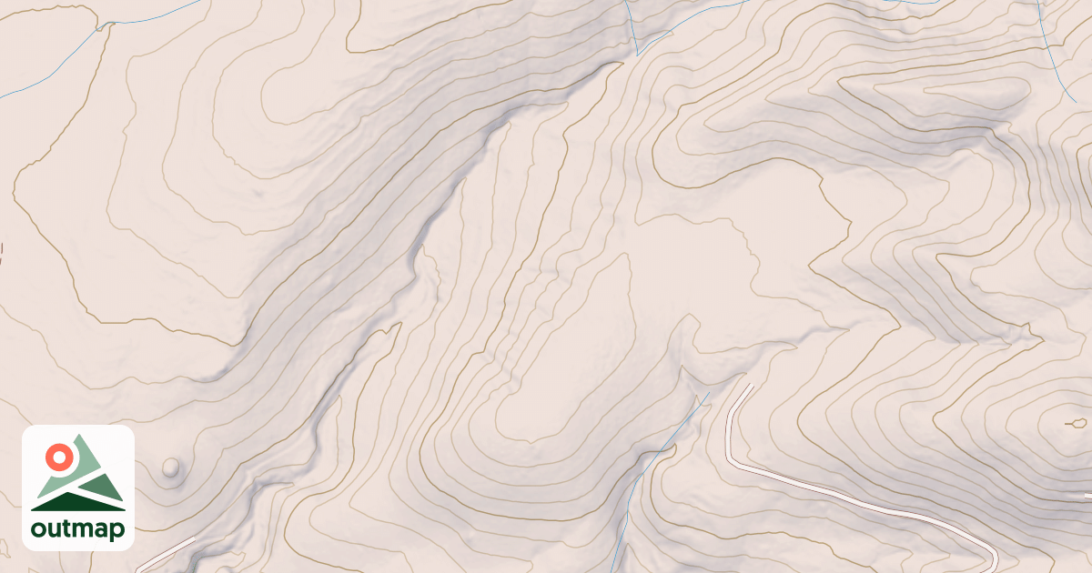 Map of E BROWNS RAVINE