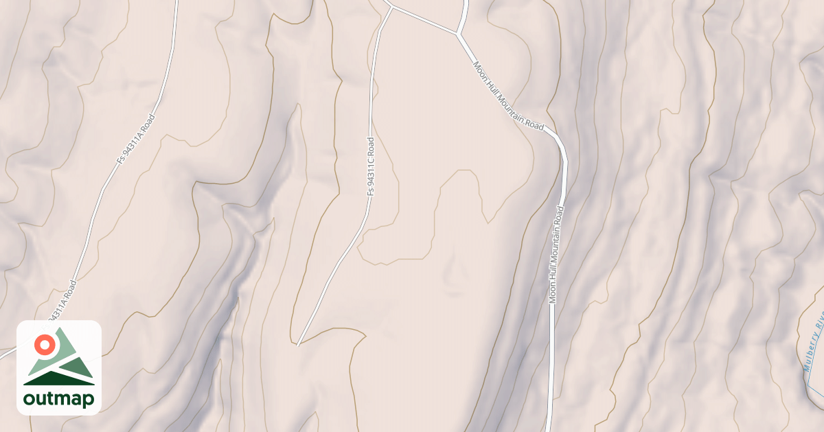 Map of USFS National Forest System Roads {3BB7CC9C-4911-4949-AC78-9DDF56621F6F}