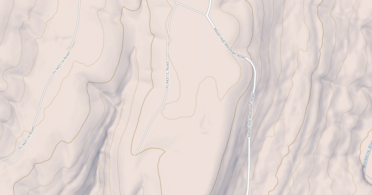 Map preview of USFS National Forest System Roads {3BB7CC9C-4911-4949-AC78-9DDF56621F6F}