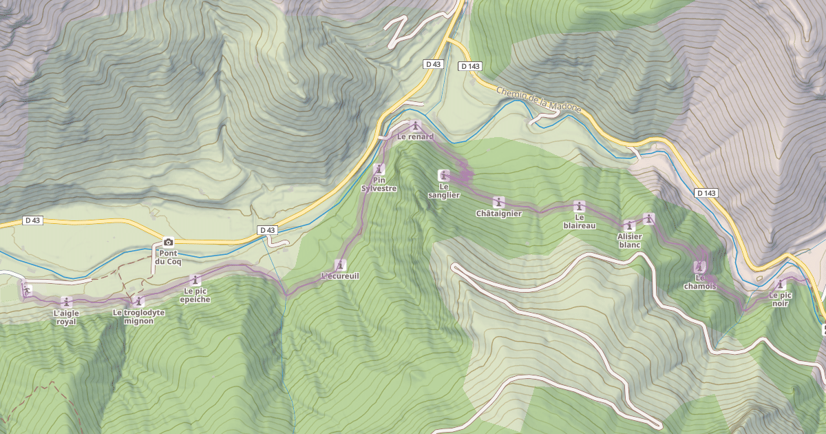 Map preview of Sentier d'Interprétation