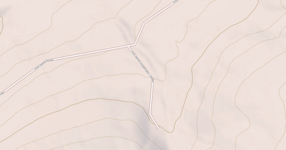 Map preview of IRON MINE DISPERSED 1-80928