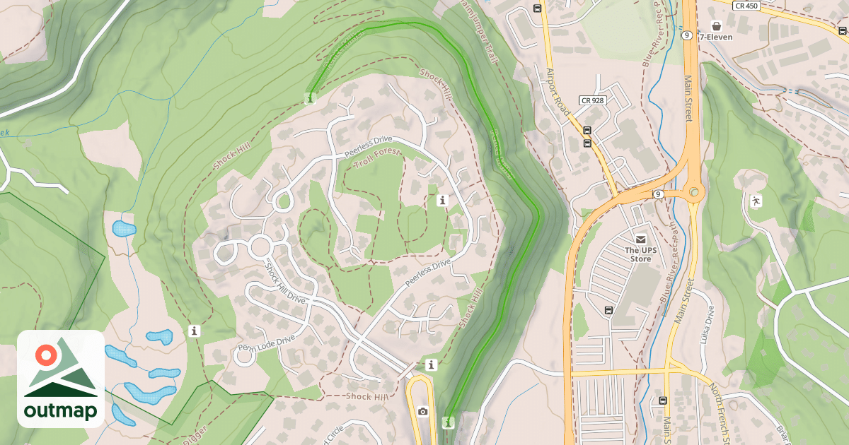 Map of Pence Miller
