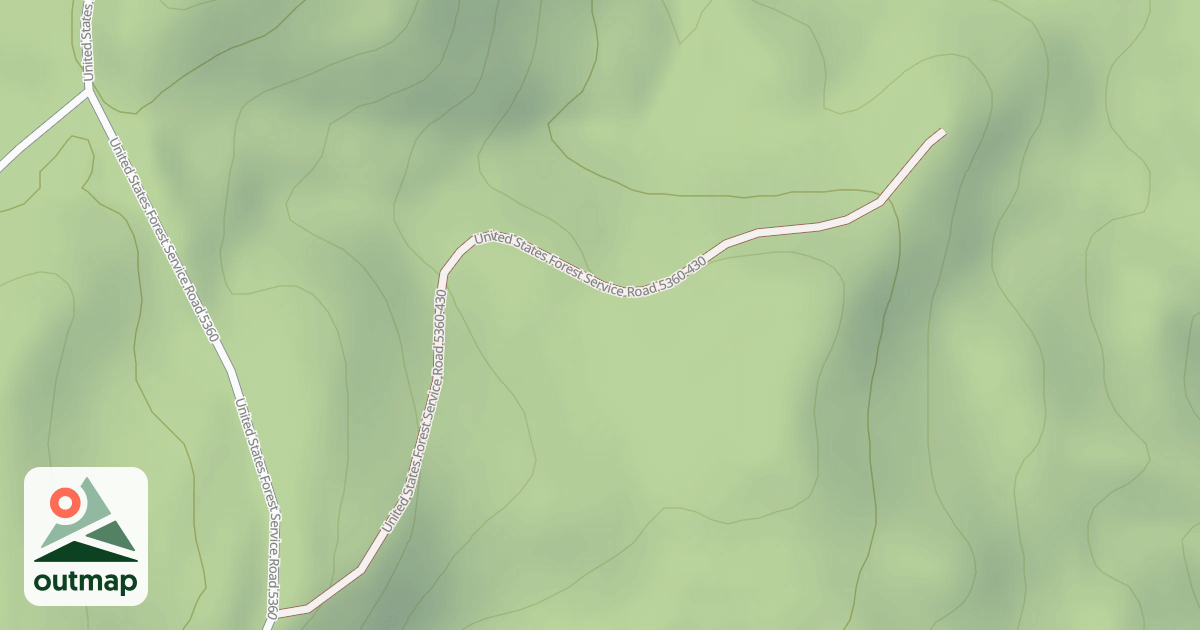 Map of USFS Motor Vehicle Use Map Roads {D72F53E1-BCB3-4868-9AF8-8568DC4CCCB7}