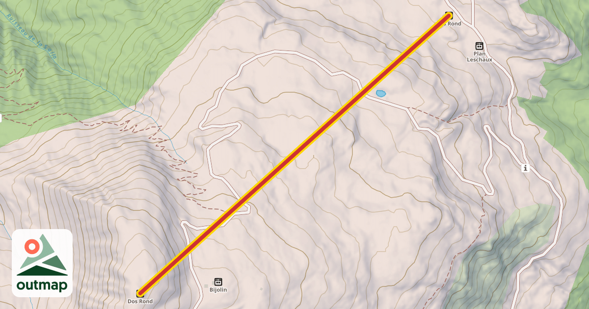 Map of Dos Rond