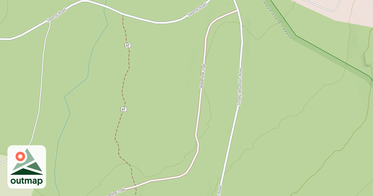 Map of Michaux State Forest – Snowmobile Trail System (Southern)