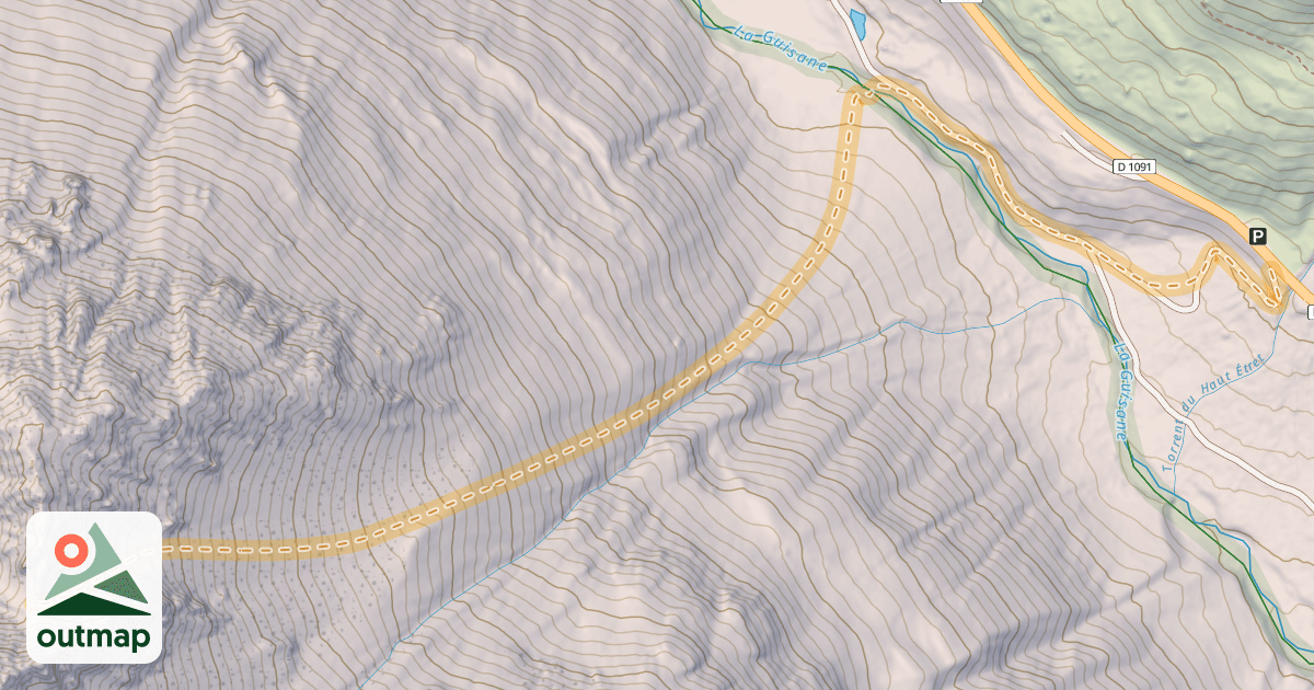 Map of Les Clochettes — L'Étret