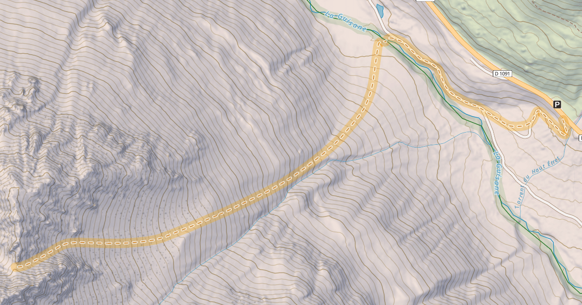 Map preview of Les Clochettes — L'Étret