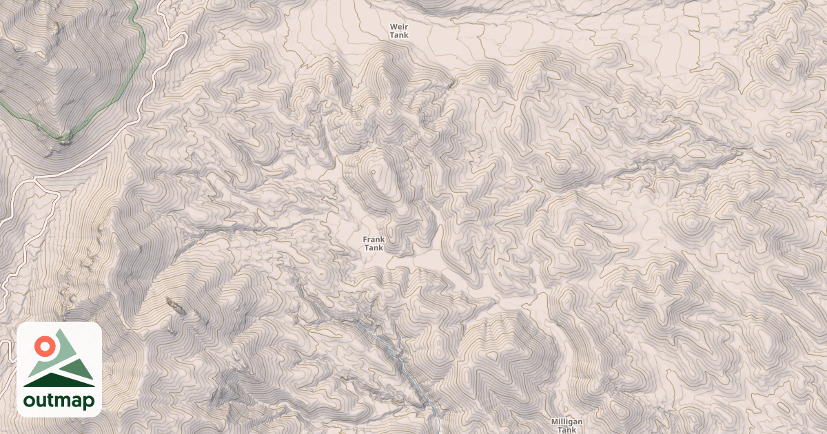 Map of MILLIGAN TANK