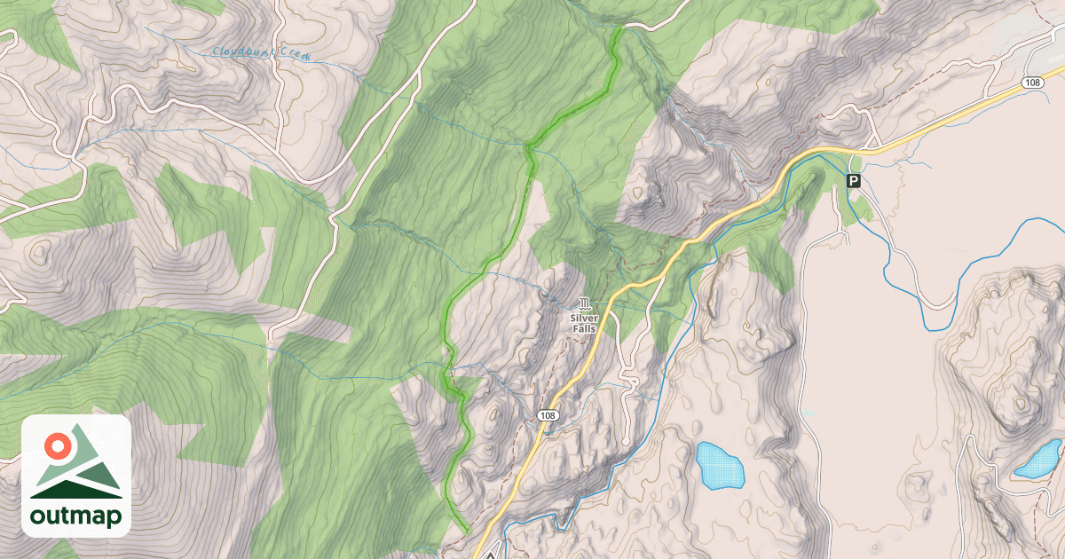 Map of Little Wolf Trail