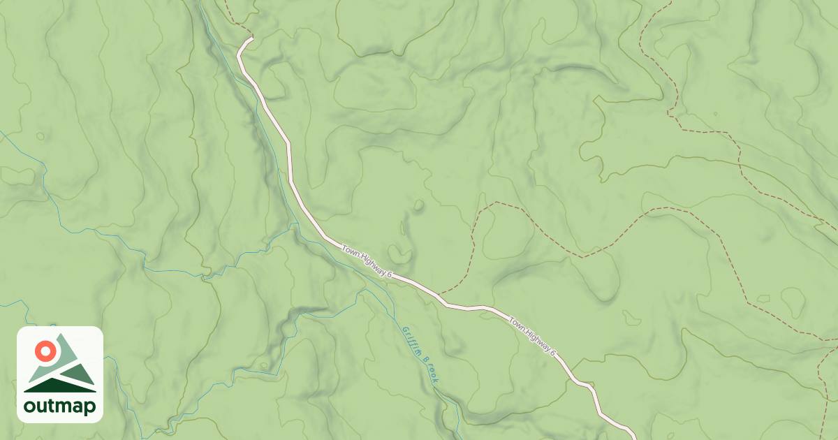 Map of GRIFFITH BROOK
