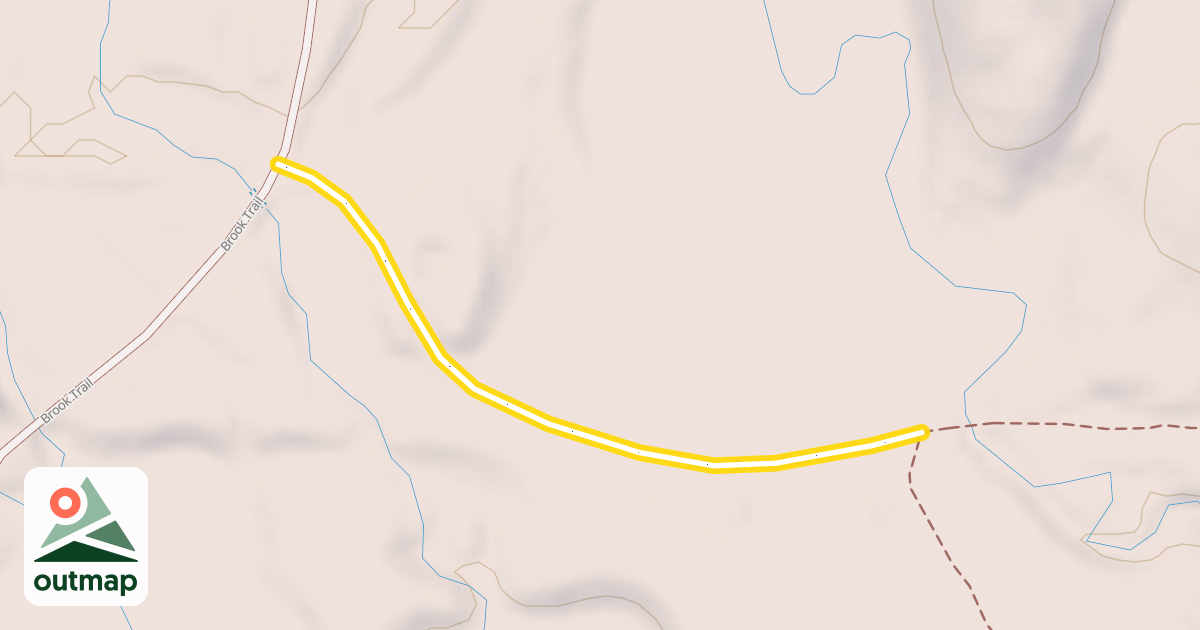 Map of Brook Trail