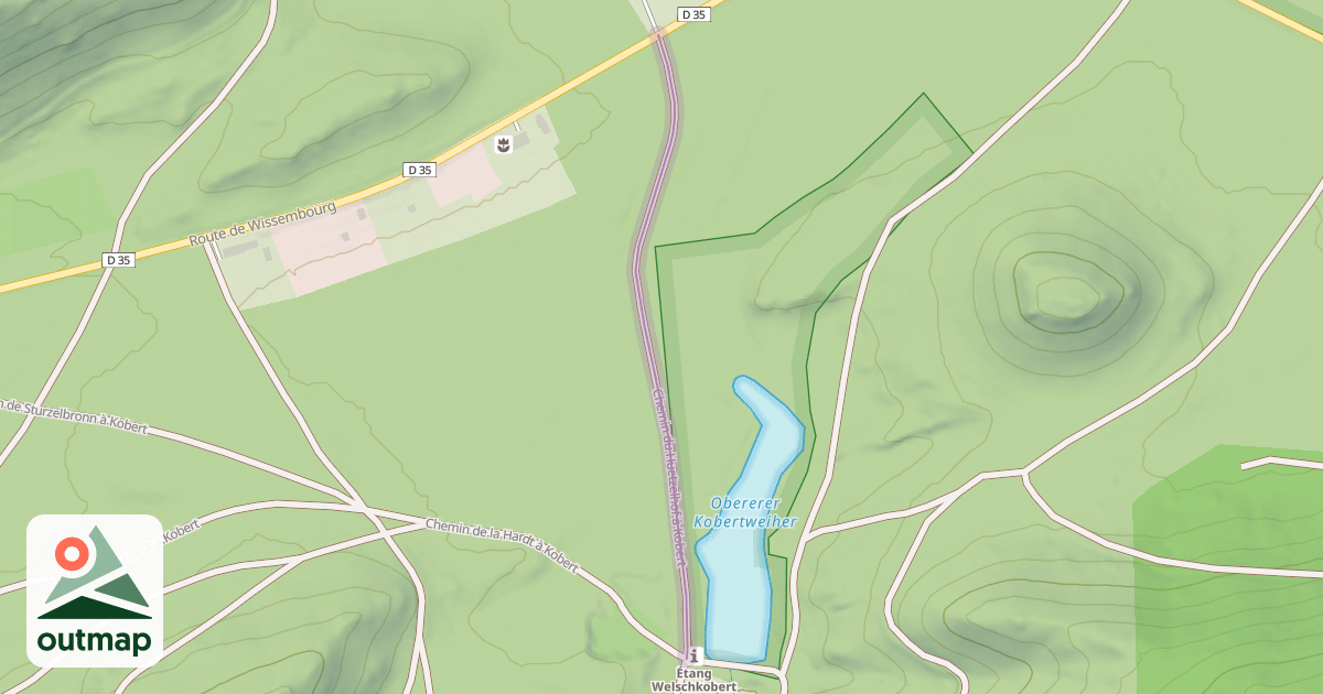 Map of Chemin du Huetzelhof à Kobert