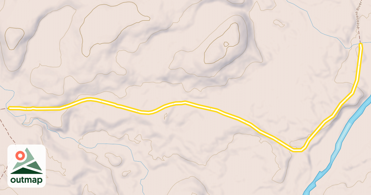 Map of Pleasant River Trail