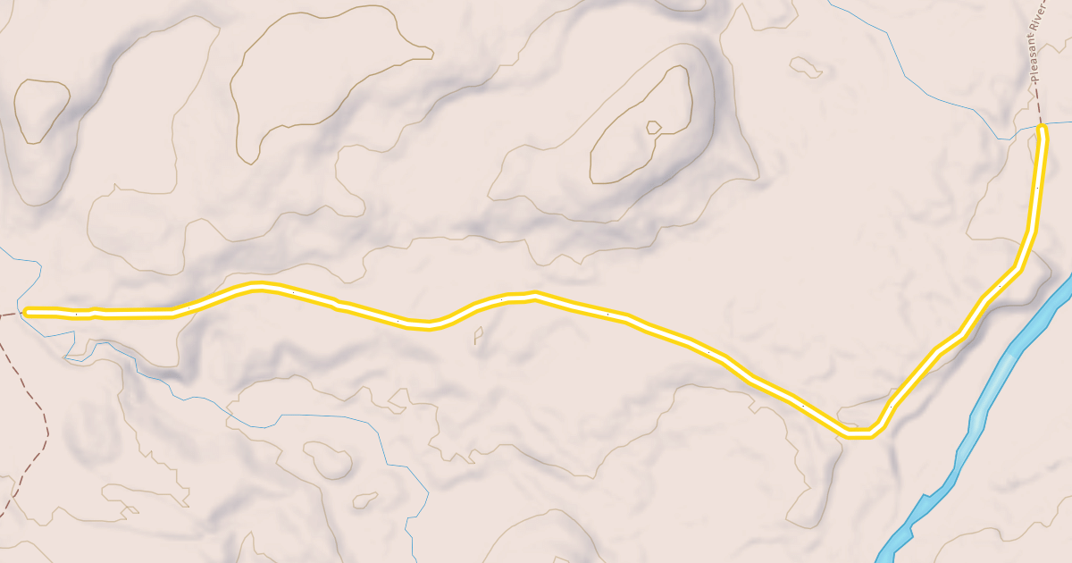 Map preview of Pleasant River Trail