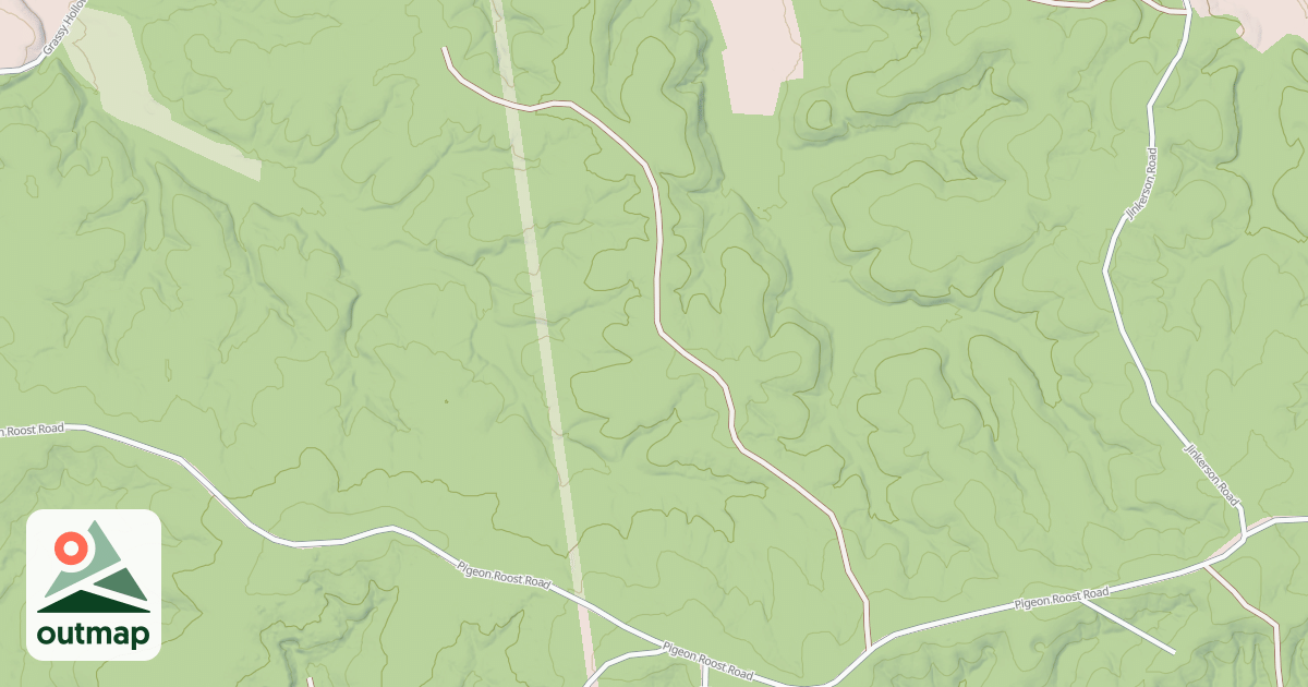 Map of LITTLE LOST