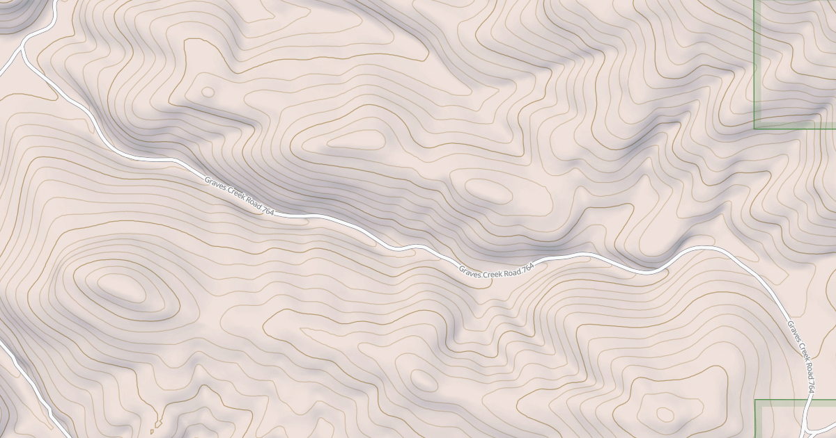 Map preview of GRAVES CREEK