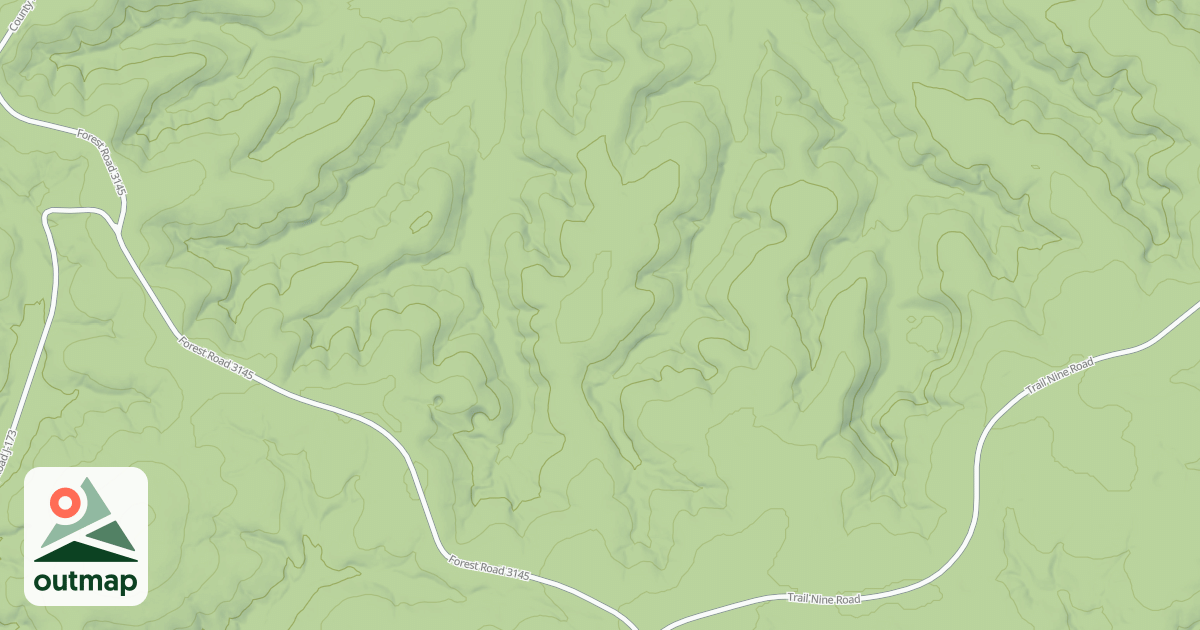 Map of TURKEY POND NORTH