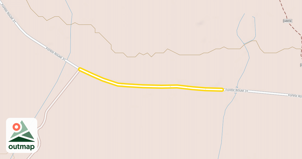 Map of Forest Route 31