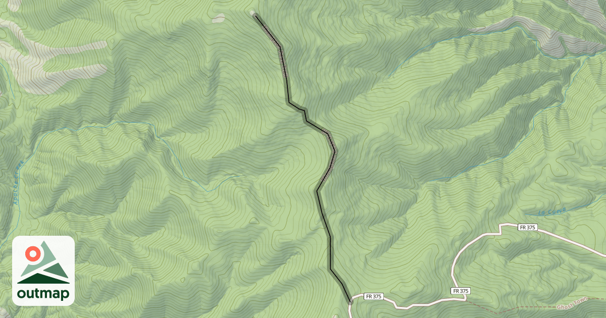 Map of Thompson Peak Trail