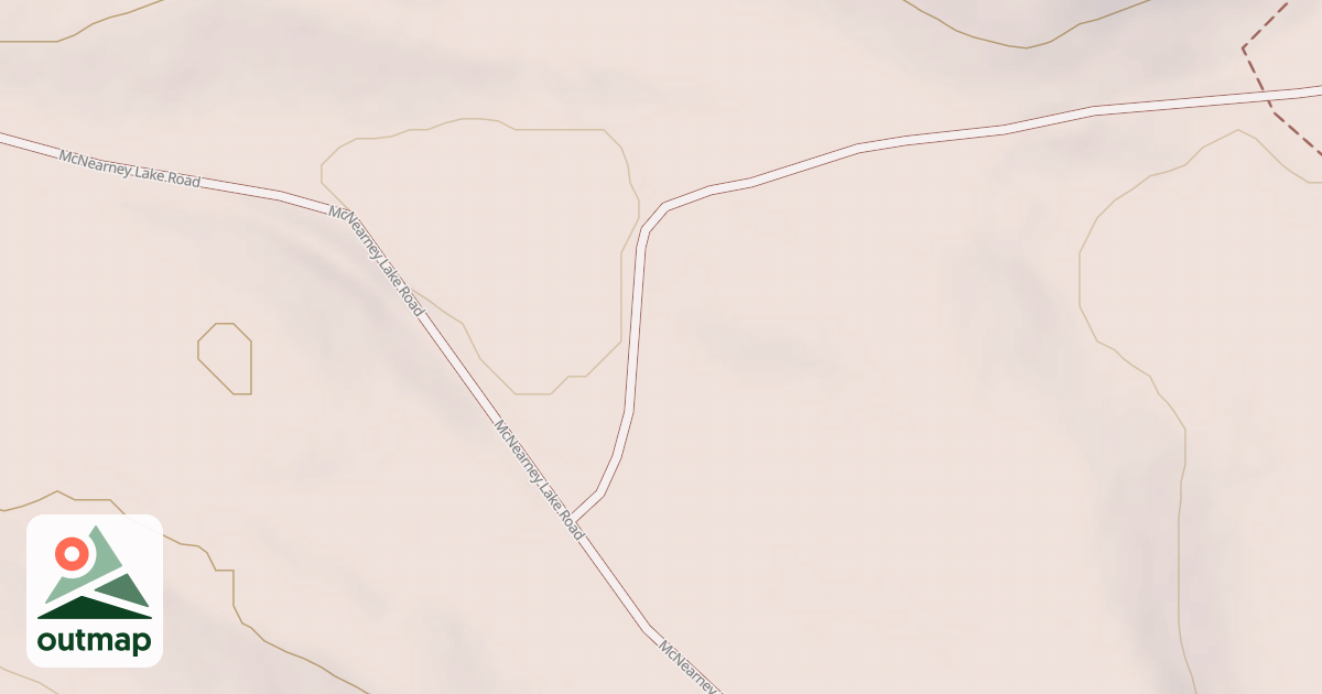Map of MCNEARNEY LOOKOUT SPUR C