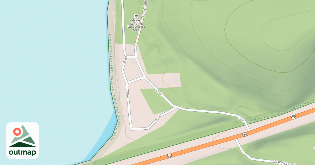 Map of HILL TOP ACCESS GRAYS LANDING