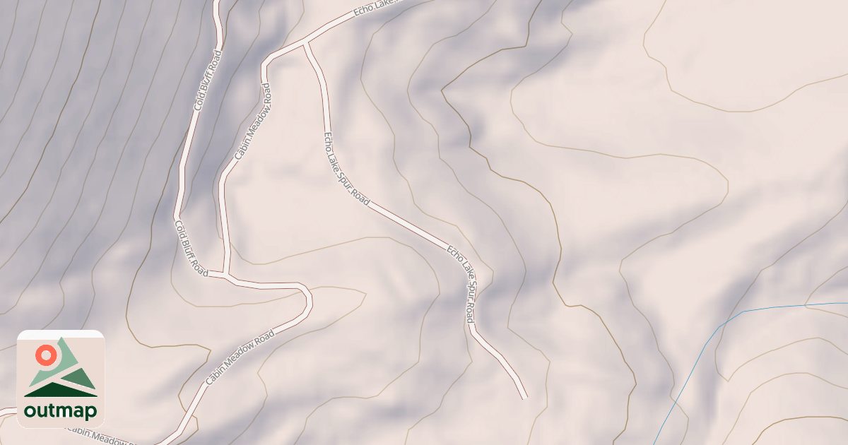 Map of ECHO LAKE SPUR