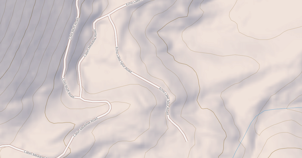 Map preview of ECHO LAKE SPUR