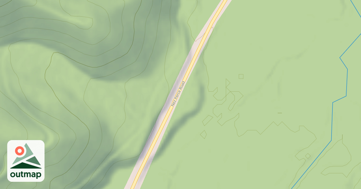 Map of (FDR) NEZ PERCE TRAIL