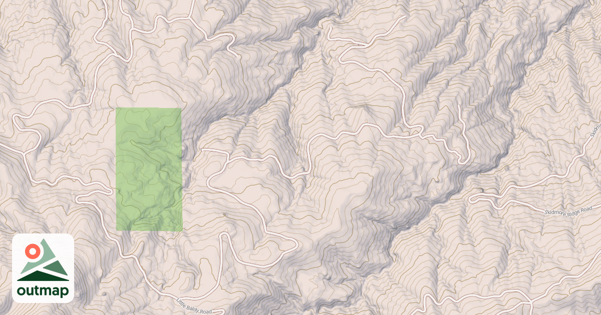 Map of NORTH BUCKHORN