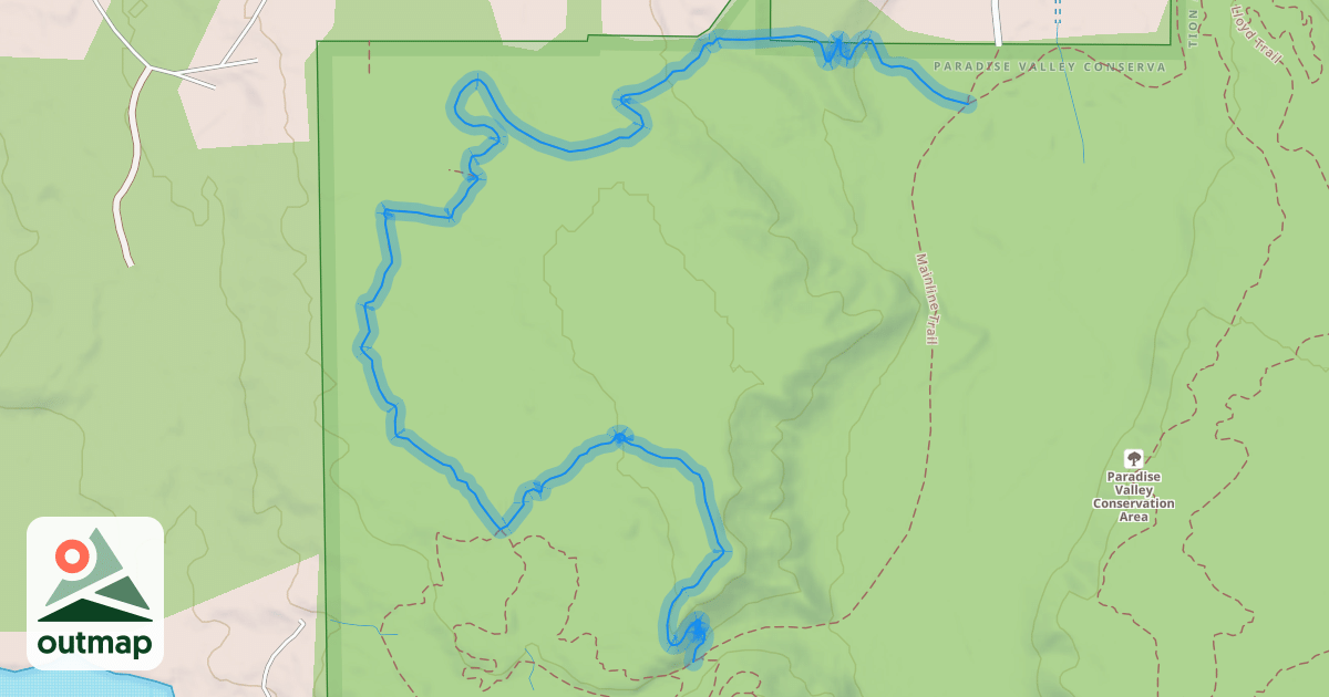 Map of Red Alder Trail