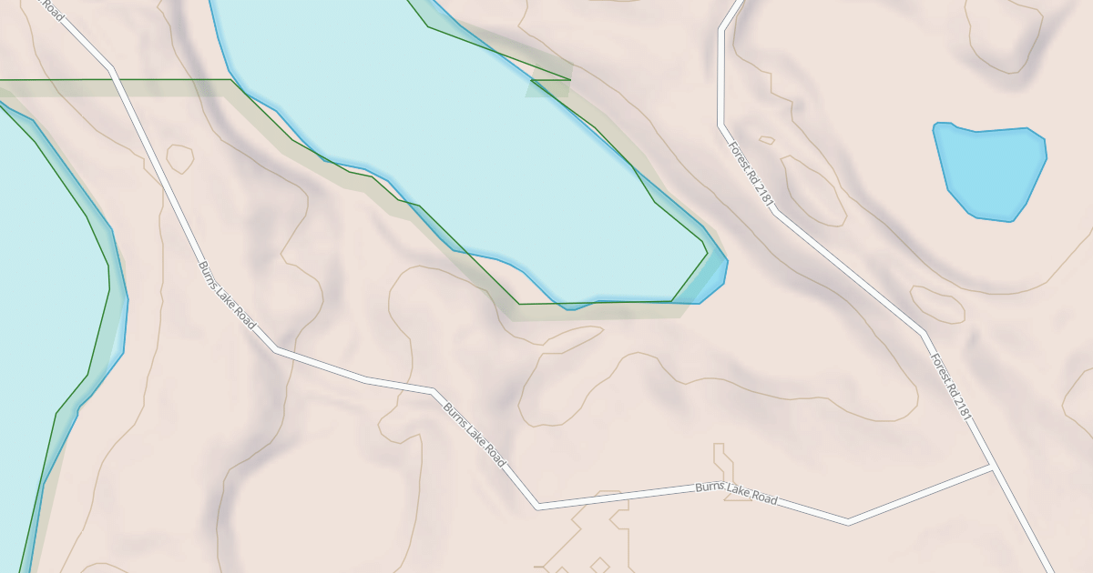 Map preview of BURNS LAKE ROAD