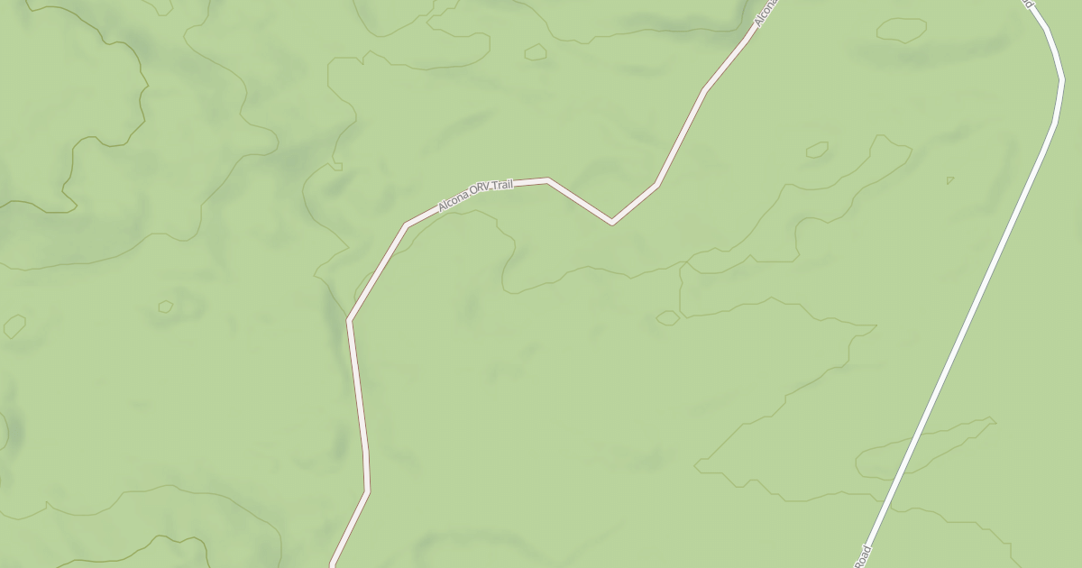 Map preview of Alcona Atv Trail