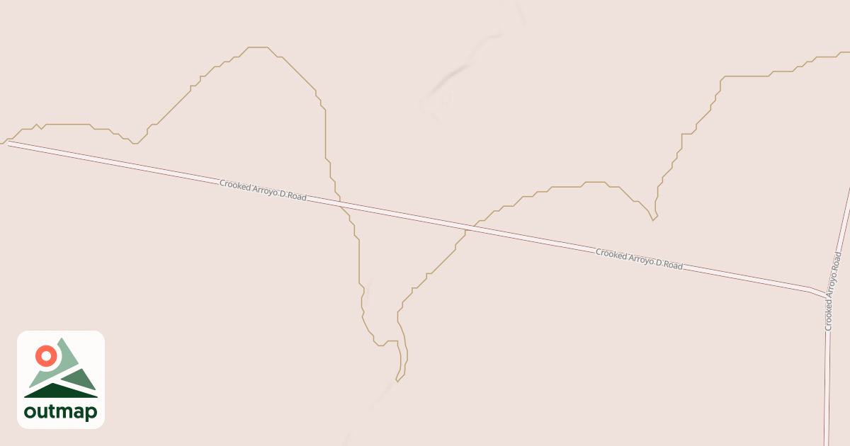 Map of CROOKED ARROYO D