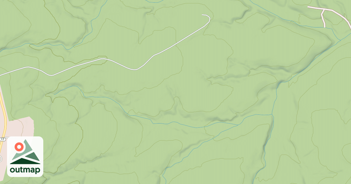 Map of BRUSHY HOLLOW