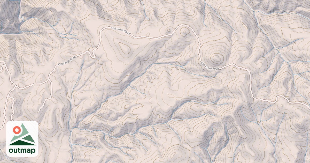 Map of COX CREEK