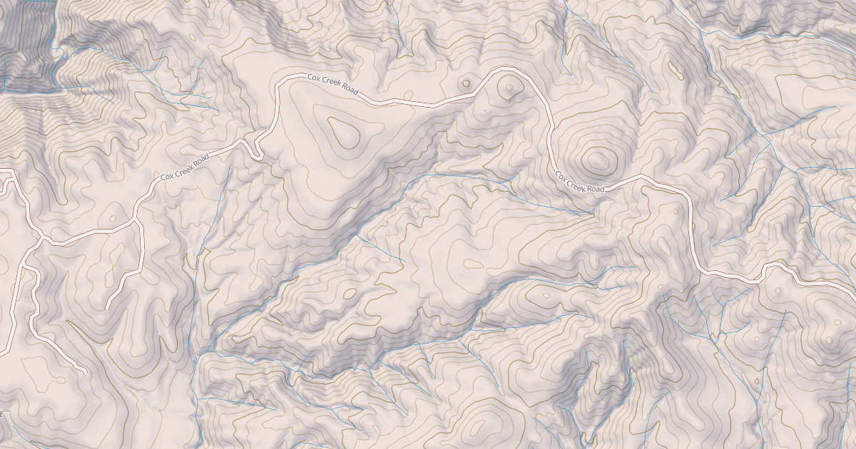Map preview of COX CREEK