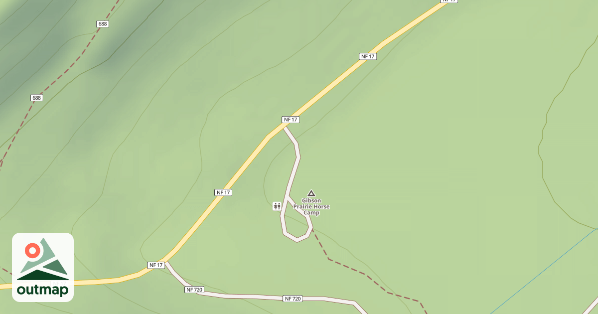 Map of GIBSON HORSE CAMP