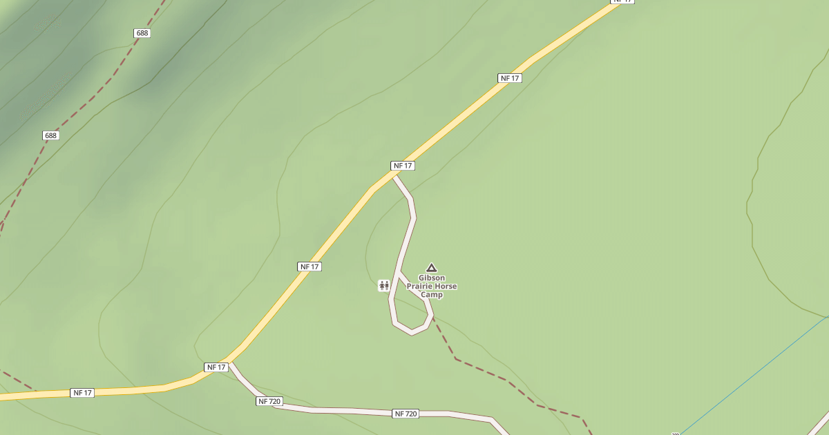 Map preview of GIBSON HORSE CAMP