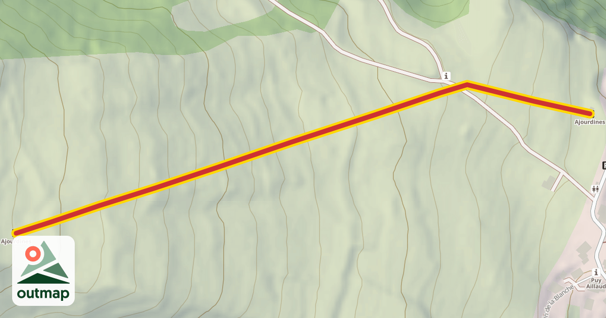 Map of Ajourdines